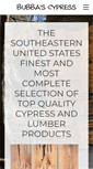 Mobile Screenshot of bubbascypress.com